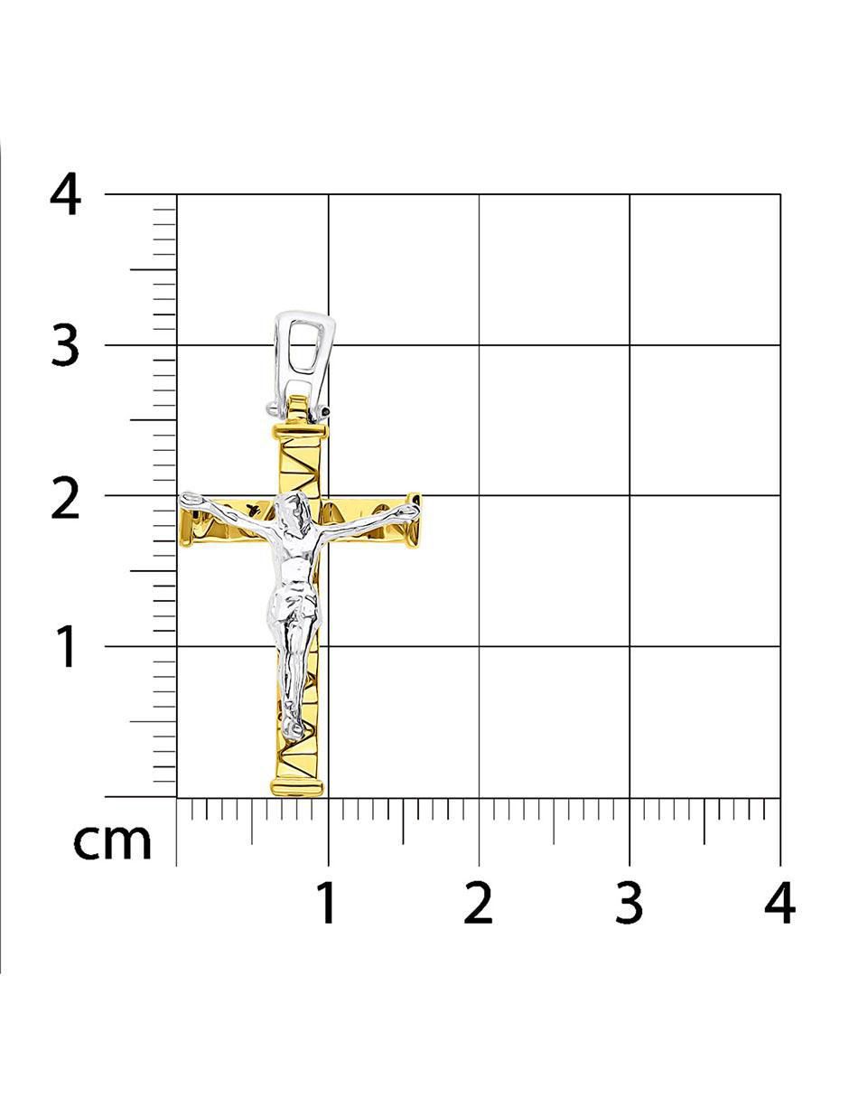 Dije de crucifijo cristo de oro 14 K 3