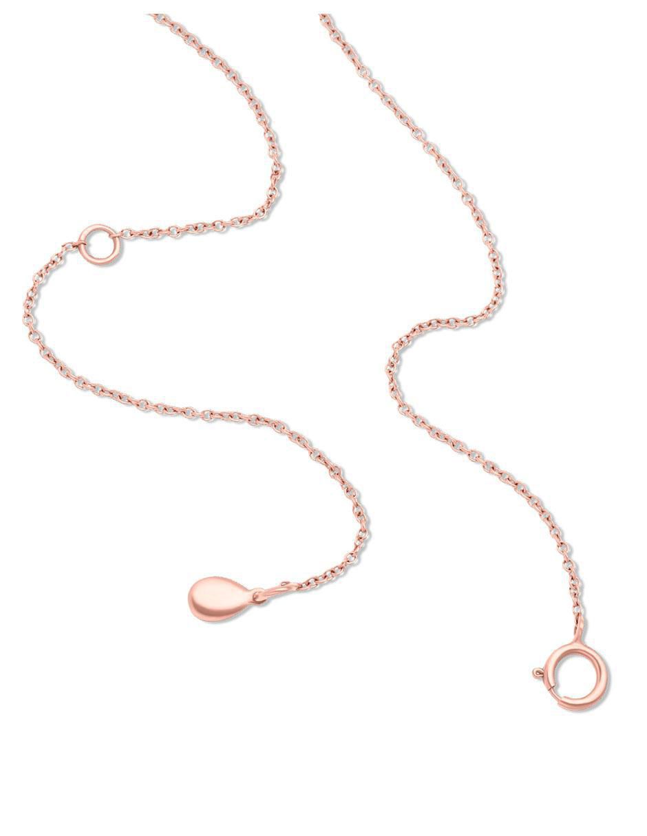 Colgante Y Dije de corazón de oro rosa 14 K 2