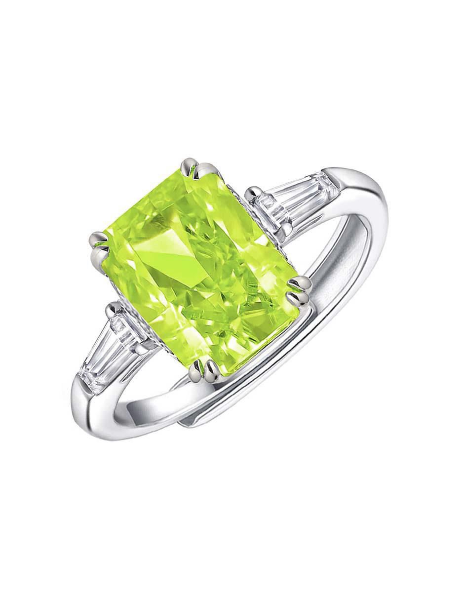 Anillo de compromiso zirconia 2