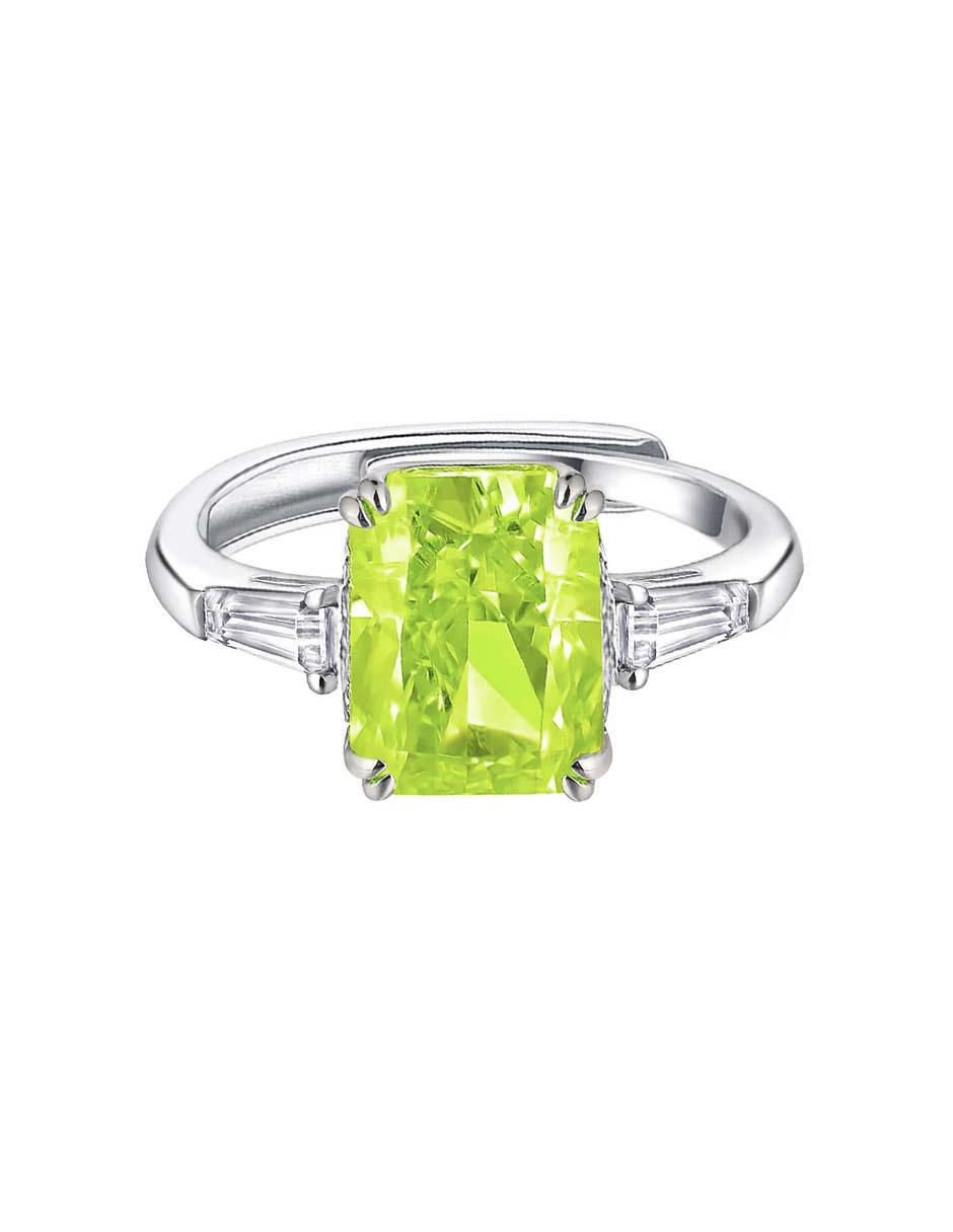 Anillo de compromiso zirconia 4