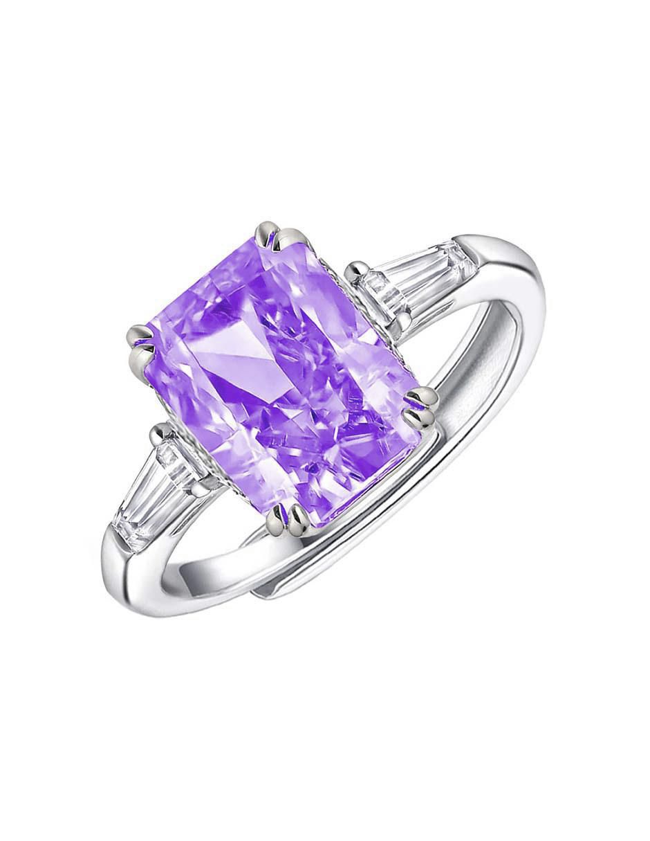 Anillo de compromiso "de" acero inoxidable sin kilataje clepsidra ninguna zirconia
