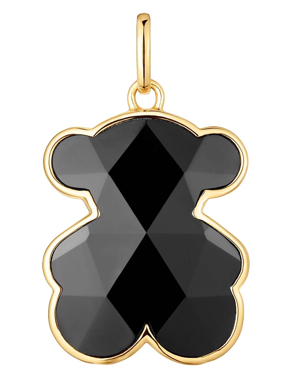 Charm de oso icon color de plata P 925