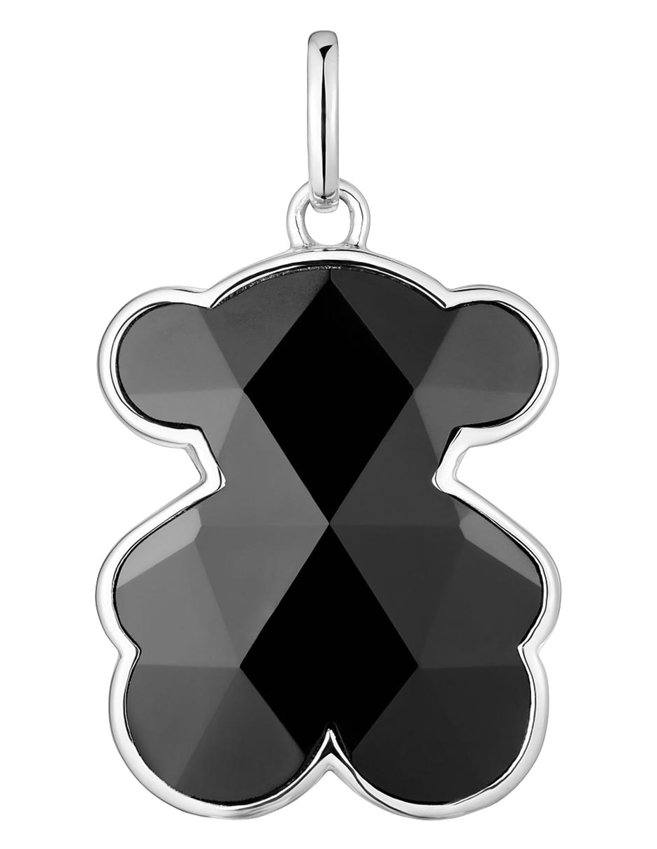 Charm de oso icon color de plata P 925