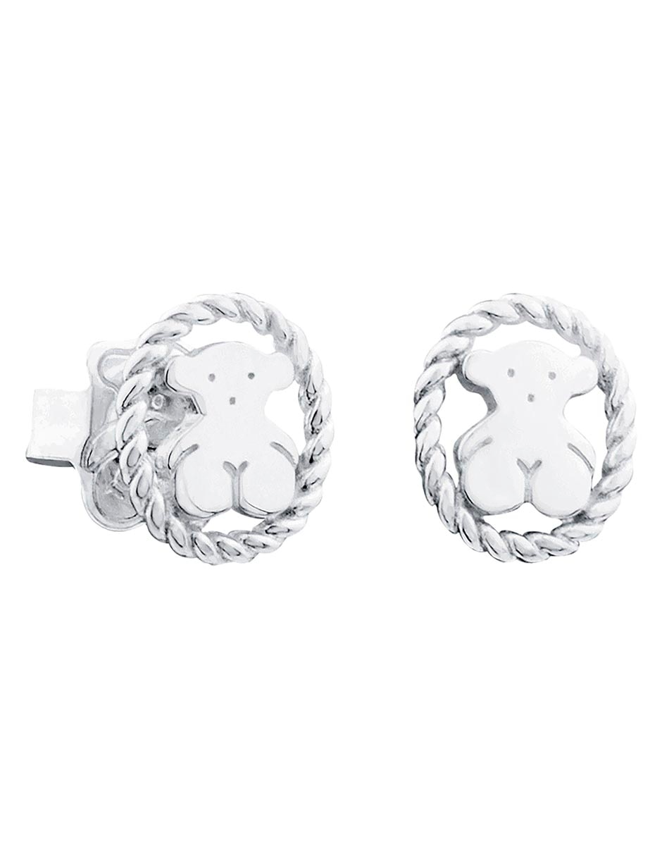 Aretes de oso Camee de plata P 925 con acabado brillante Aretes de oso Camee de plata P 925 con acabado brillante