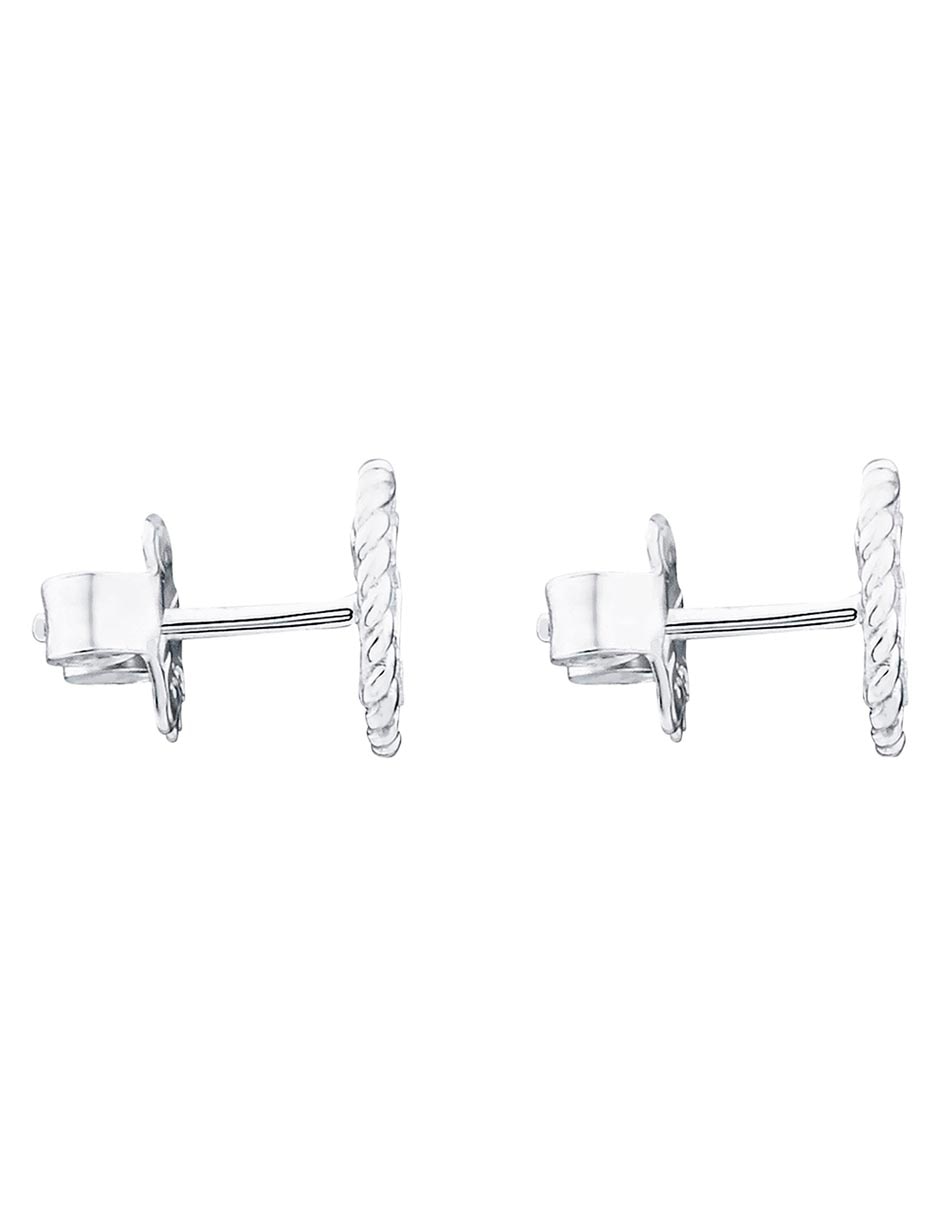 Aretes de oso Camee de plata P 925 con acabado brillante 2