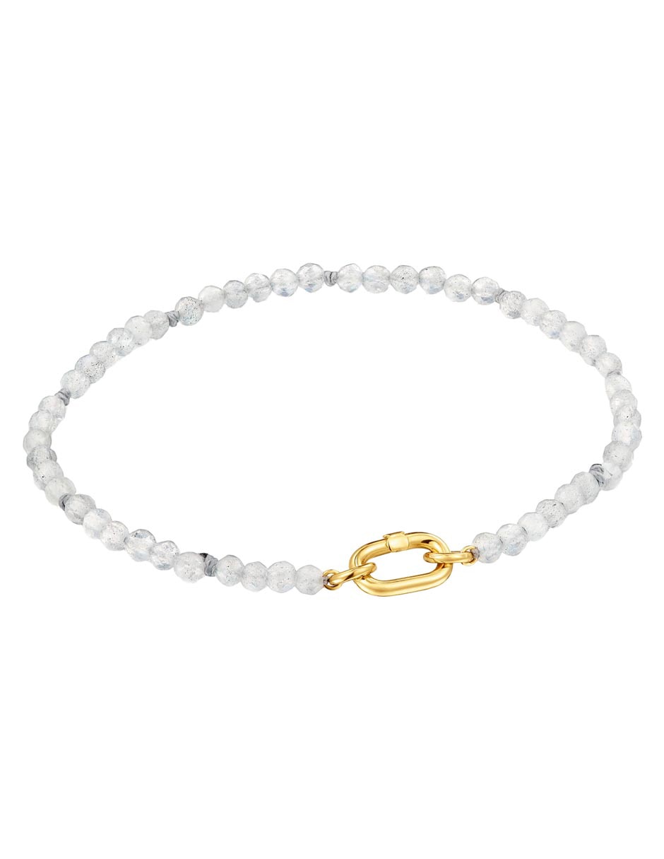Pulsera de oro 18 K Hold Oval con acabado pulido 2