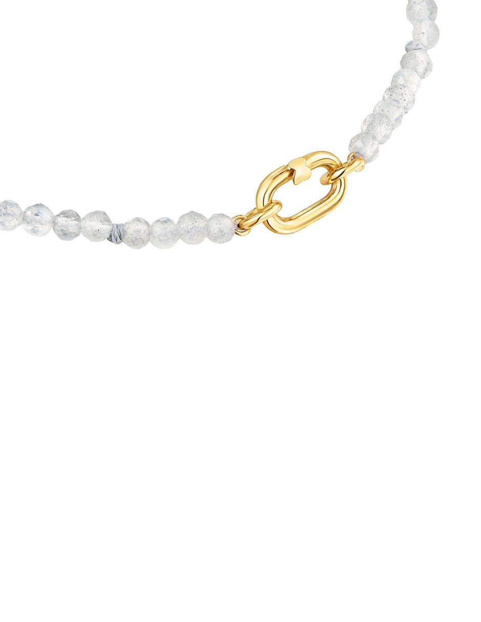 Pulsera de oro 18 K Hold Oval con acabado pulido 3