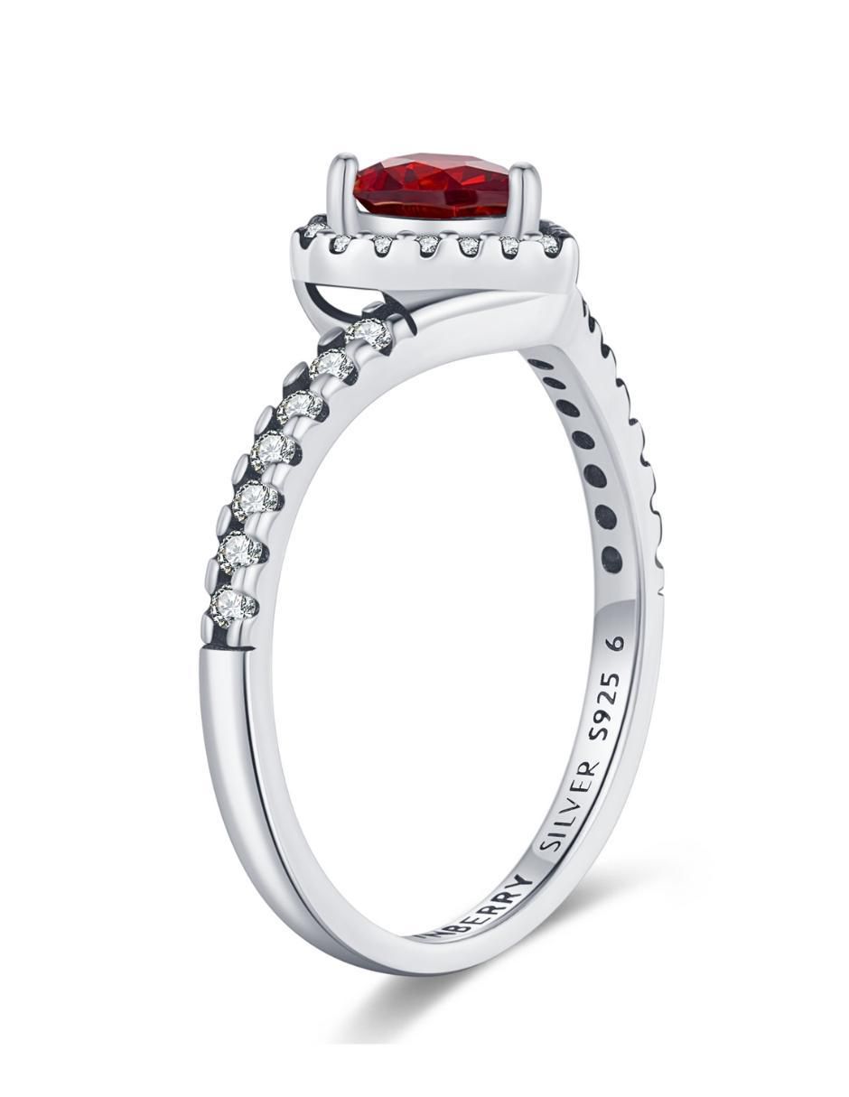 Anillo de corazón Eternity Moments P 925 de plata zirconia cúbica brillante 3