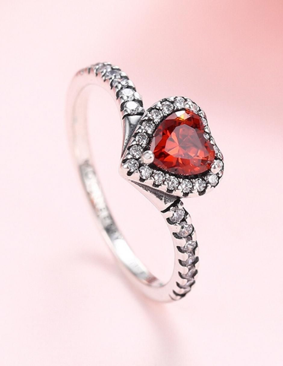 Anillo de corazón Eternity Moments P 925 de plata zirconia cúbica brillante 4