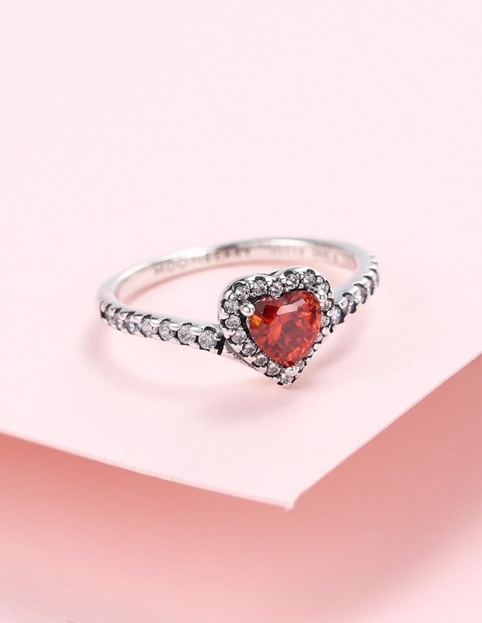 Anillo de corazón Eternity Moments P 925 de plata zirconia cúbica brillante 5