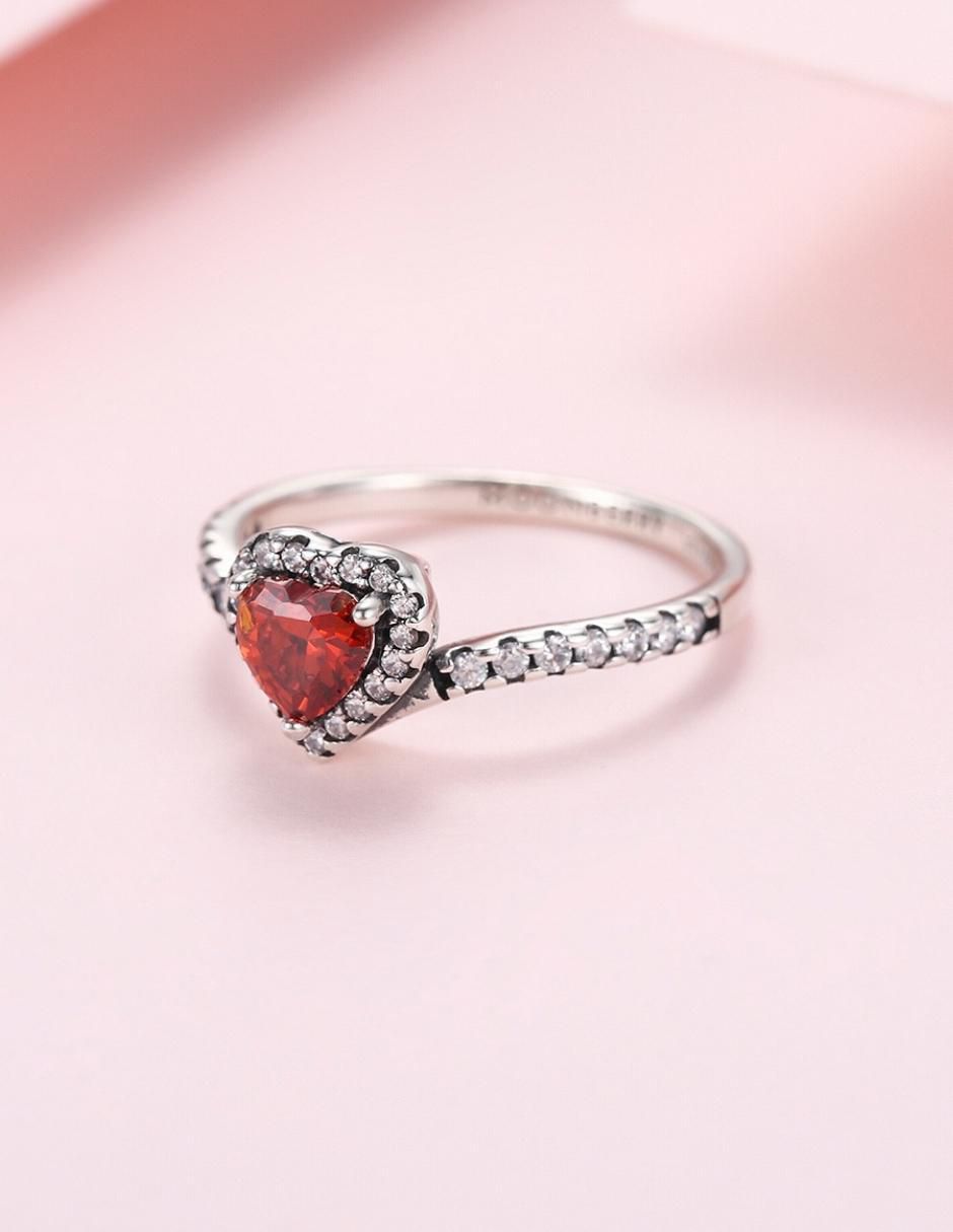 Anillo de corazón Eternity Moments P 925 de plata zirconia cúbica brillante 6