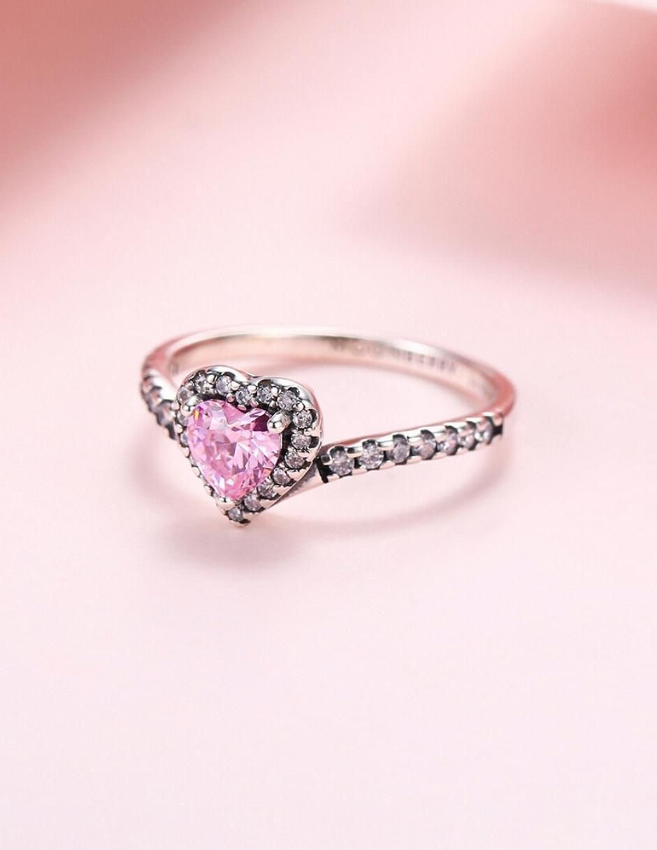 Anillo de corazón Eternity Moments P 925 de plata zirconia cúbica brillante 6