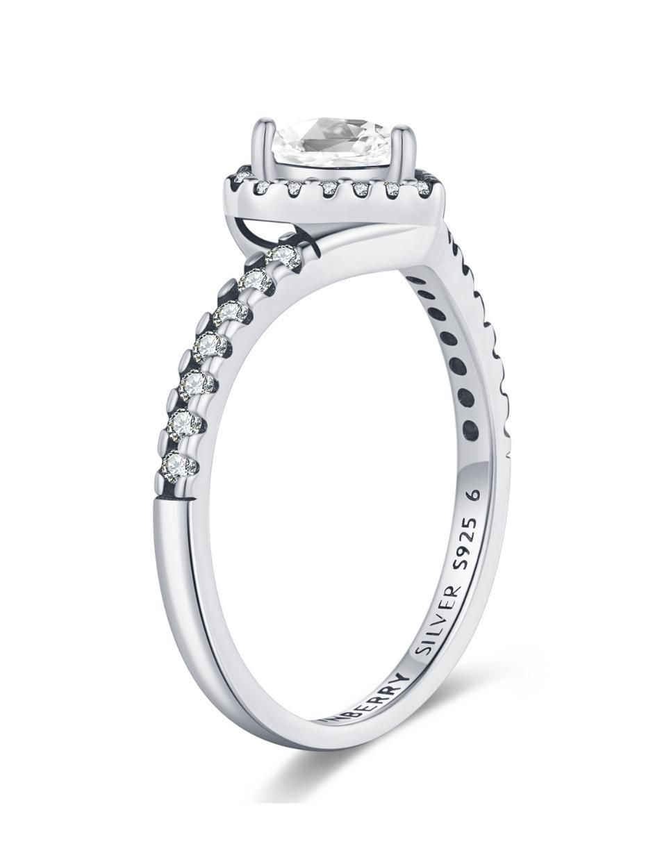 Anillo de corazón Eternity Moments P 925 de plata zirconia cúbica brillante 3