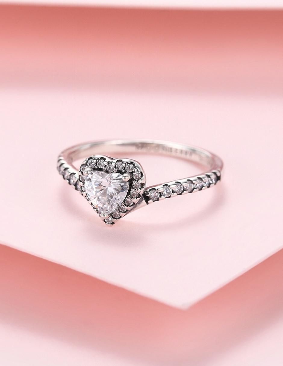 Anillo de corazón Eternity Moments P 925 de plata zirconia cúbica brillante 4