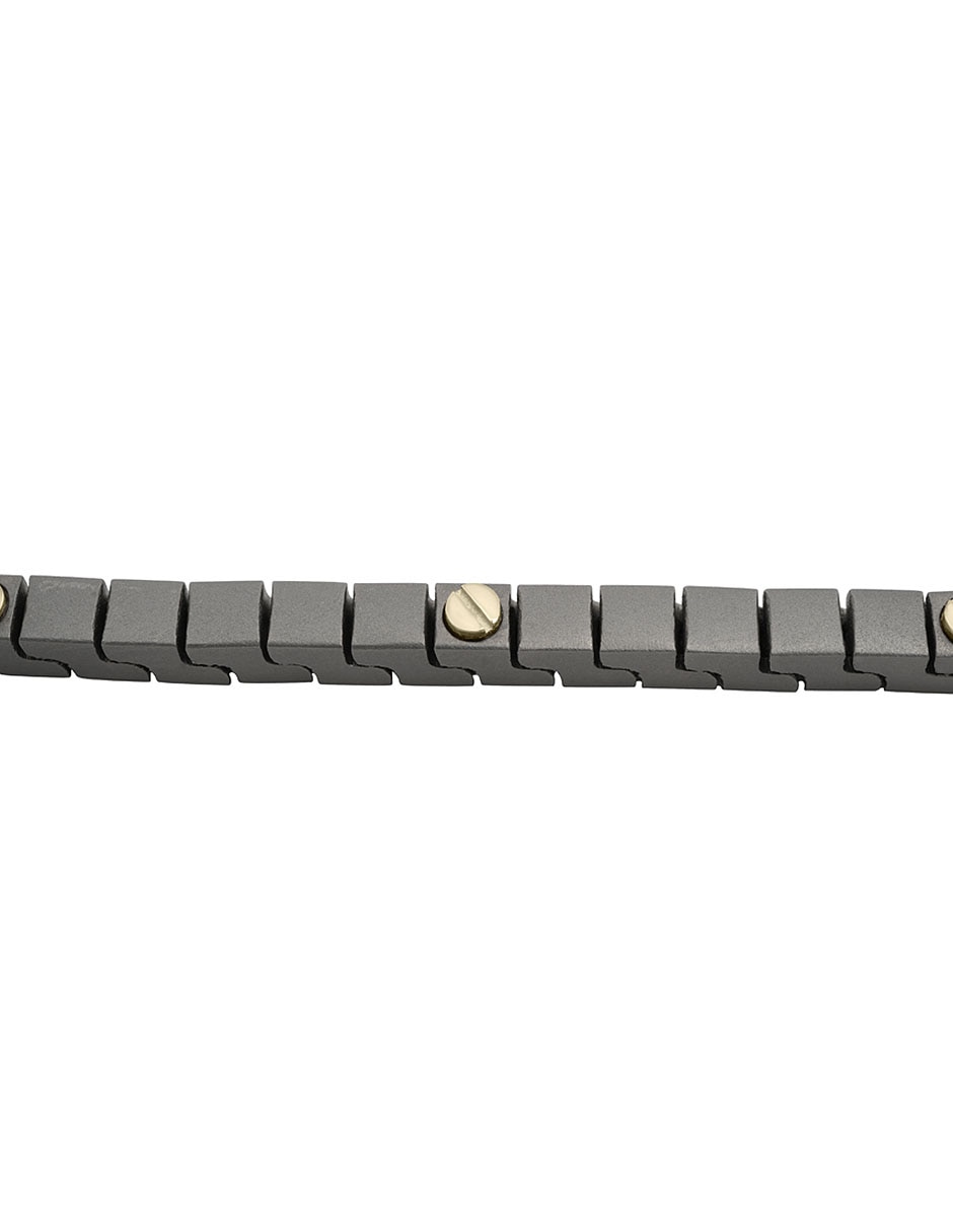Pulsera de oro 14 K con acabado mate 2