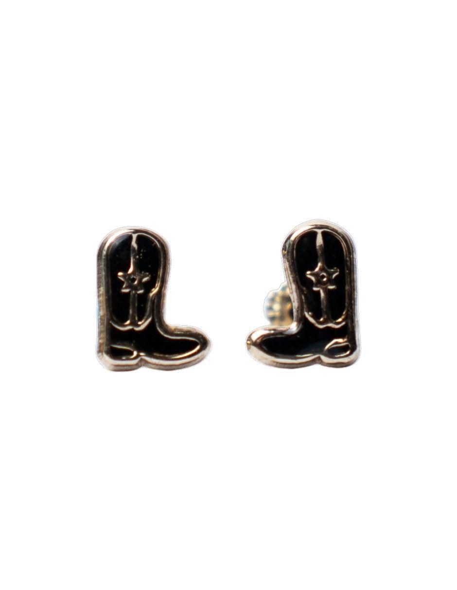 Broqueles de zapato de oro con acabado esmaltado Broqueles de zapato de oro con acabado esmaltado