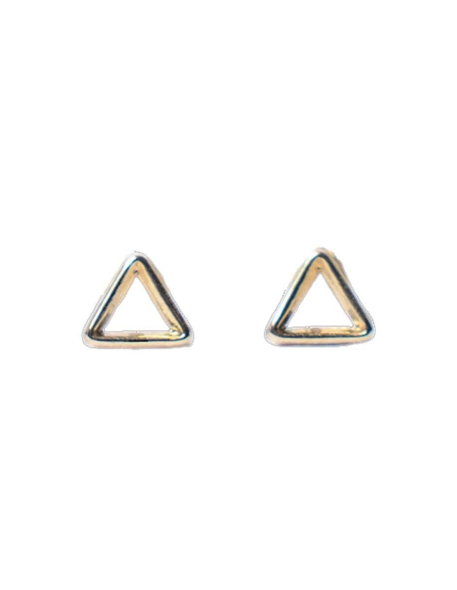 Broqueles triangulares de oro