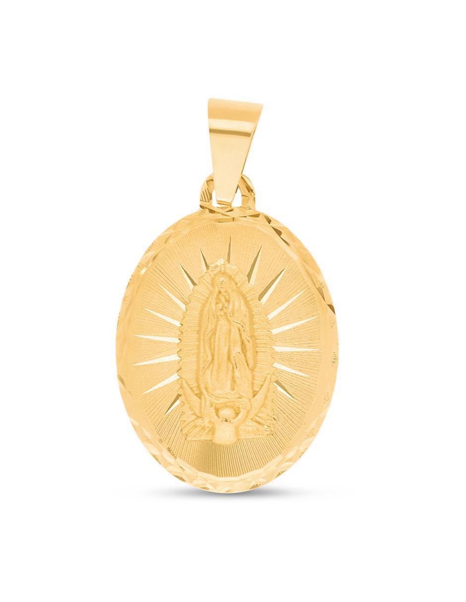 Medalla ovalada virgen de guadalupe de oro 14 K Medalla ovalada virgen de guadalupe de oro 14 K