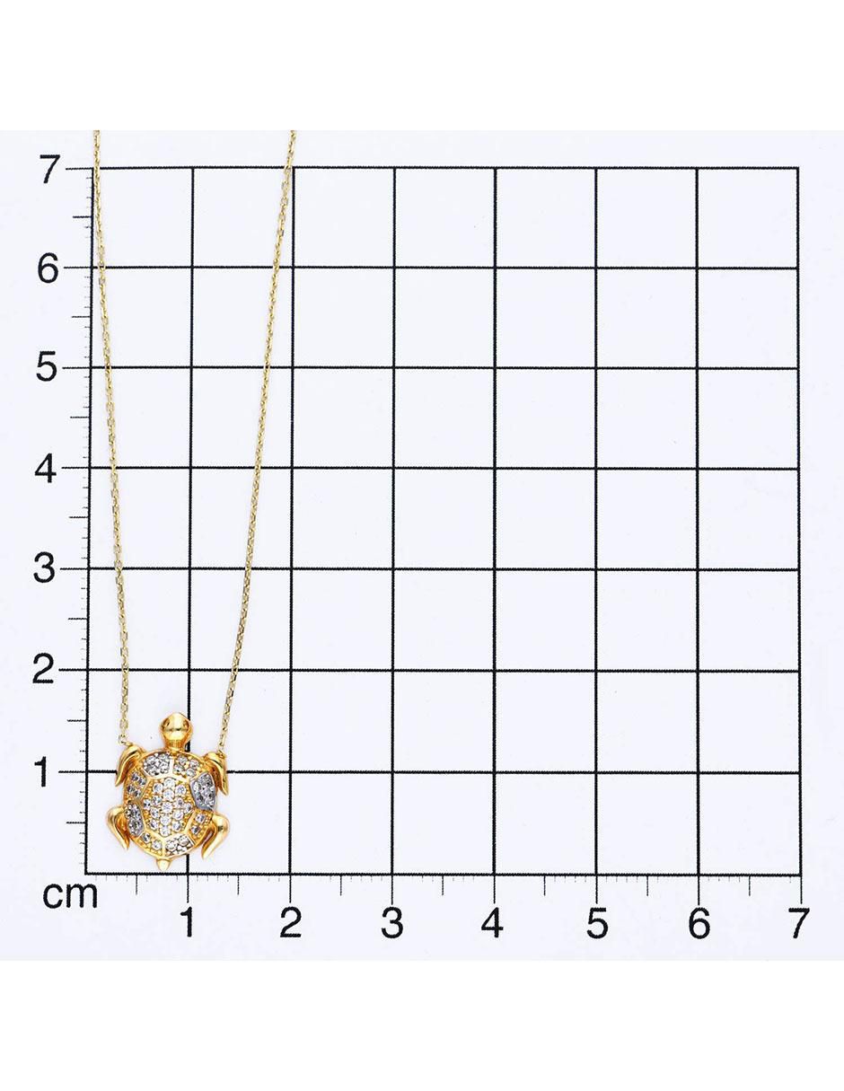 Gargantilla de tortuga de oro 14 K 3
