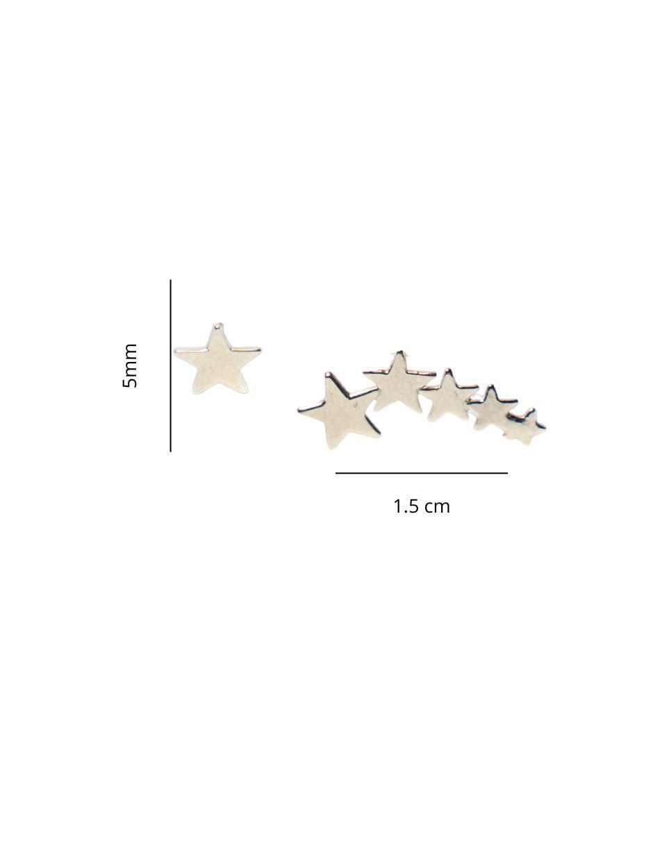 Set de aretes de estrella de oro 8