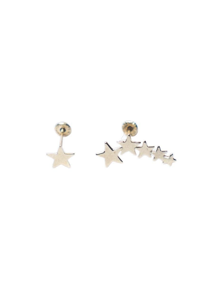 Set de aretes de estrella de oro 5