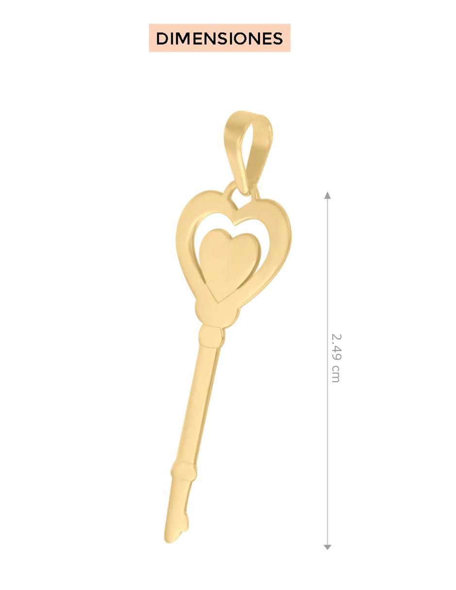 Dije de llave de oro 14 K 3
