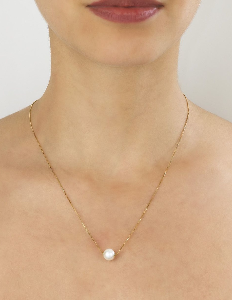 Collar con dije de oro 14 K 2
