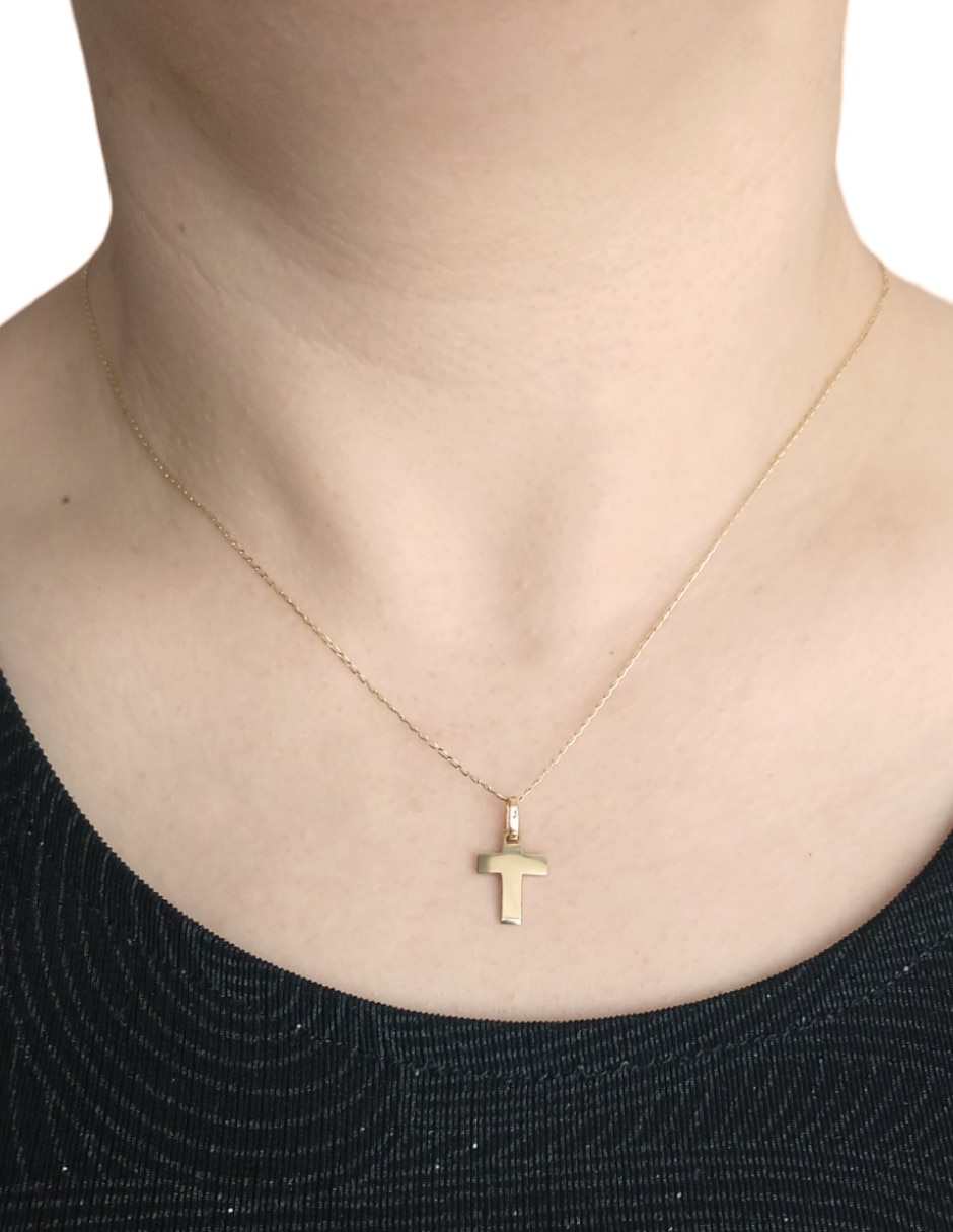 Dije de cruz de oro 14 K 2