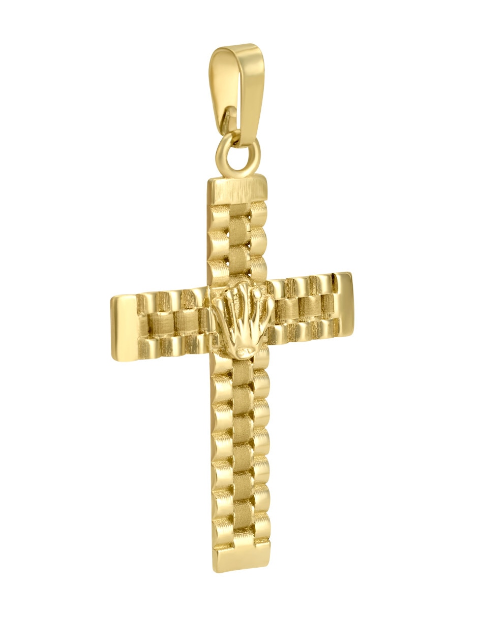 Dije de cruz de oro 14 K 3