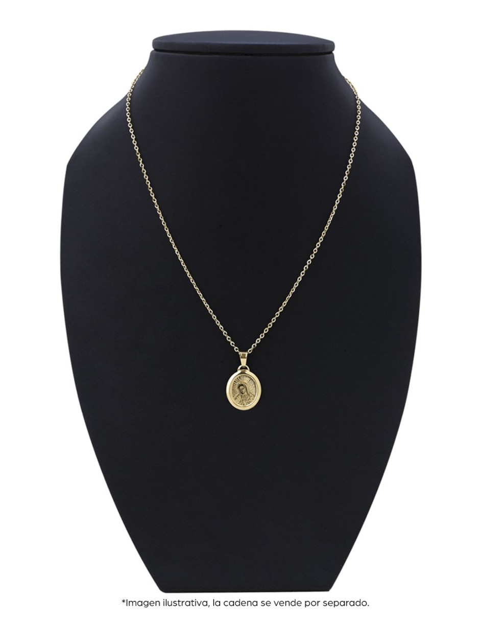 Medalla de virgen de guadalupe de oro 14 K 3
