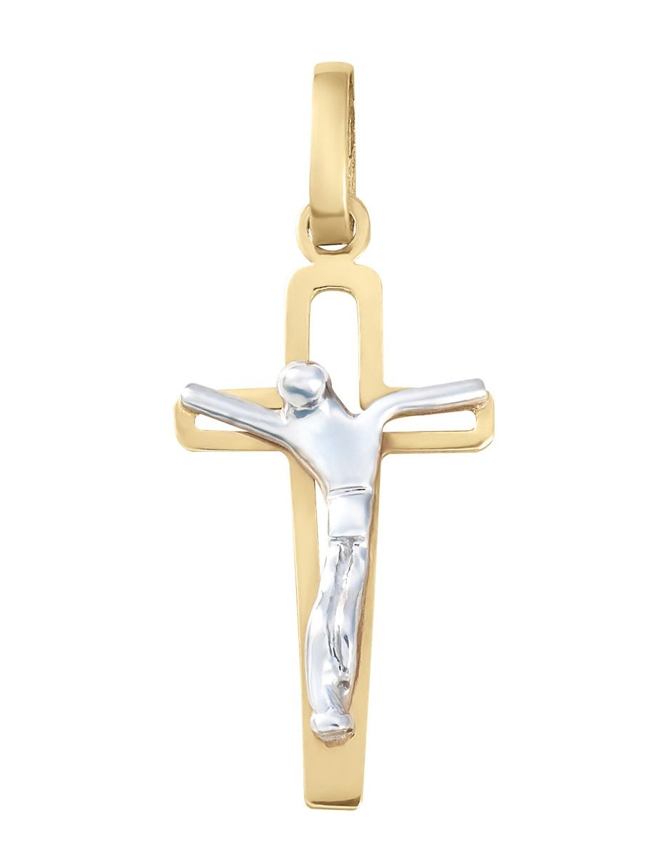 Dije de crucifijo de oro 14 K Dije de crucifijo de oro 14 K