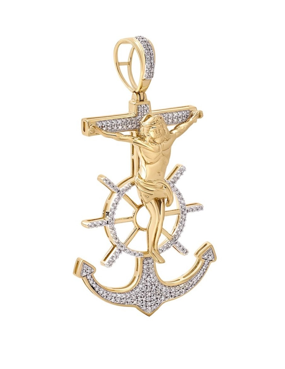 Dije de ancla de oro 14 K Dije de ancla de oro 14 K