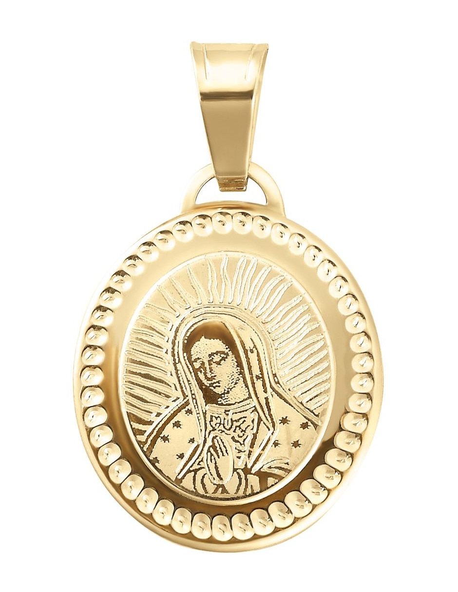 Medalla ovalada de oro 14 K Medalla ovalada de oro 14 K