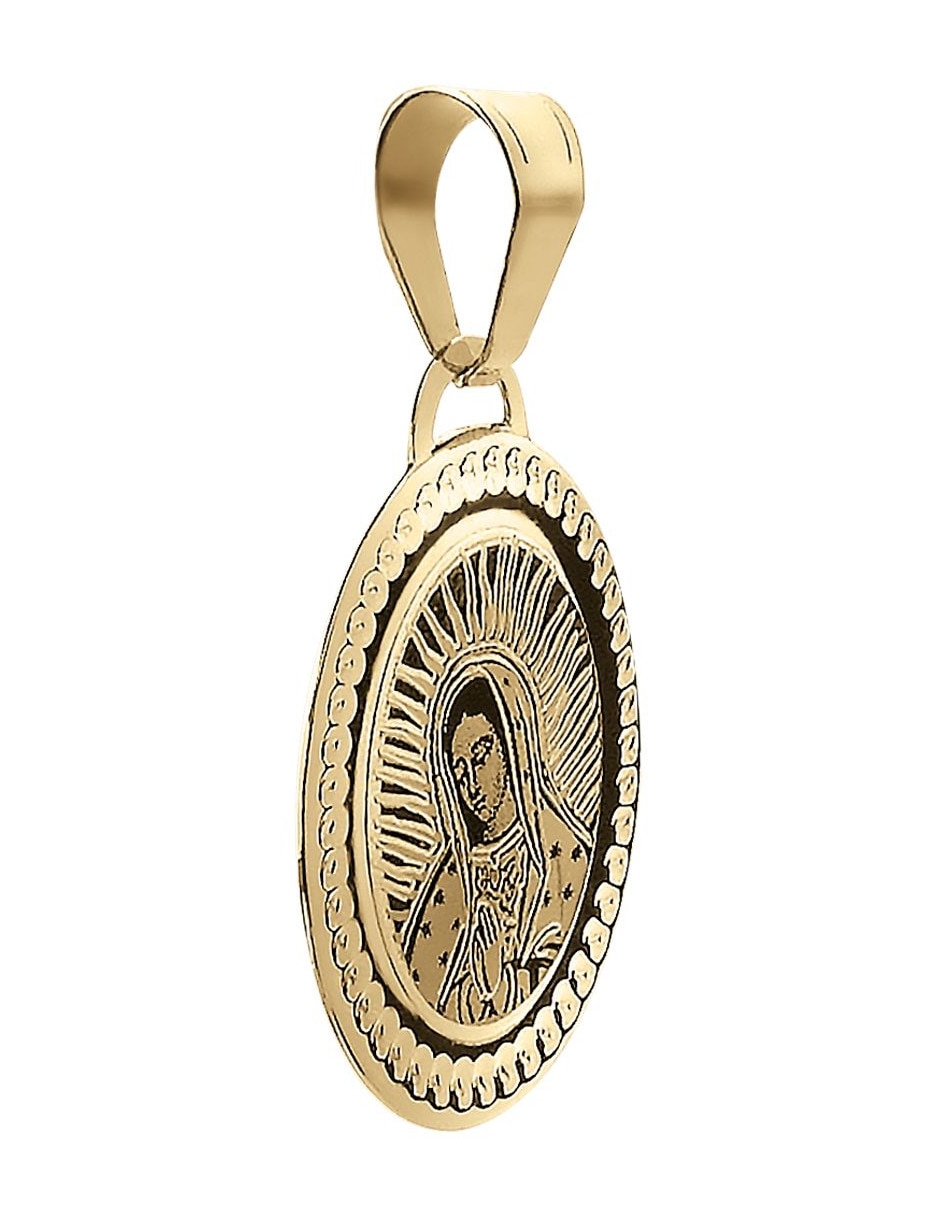Medalla ovalada de oro 14 K 4