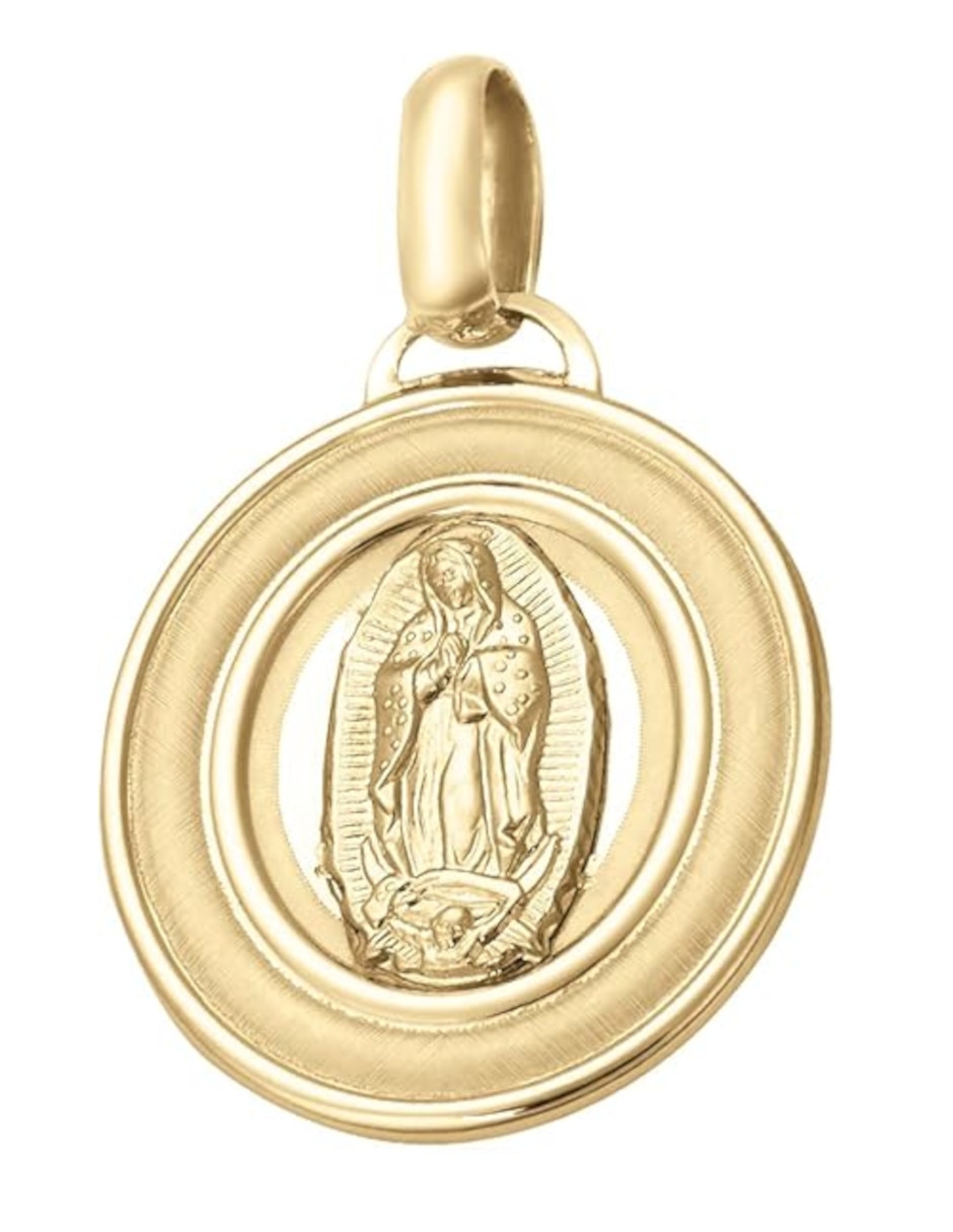 Medalla de virgen de guadalupe de oro 14 K Medalla de virgen de guadalupe de oro 14 K