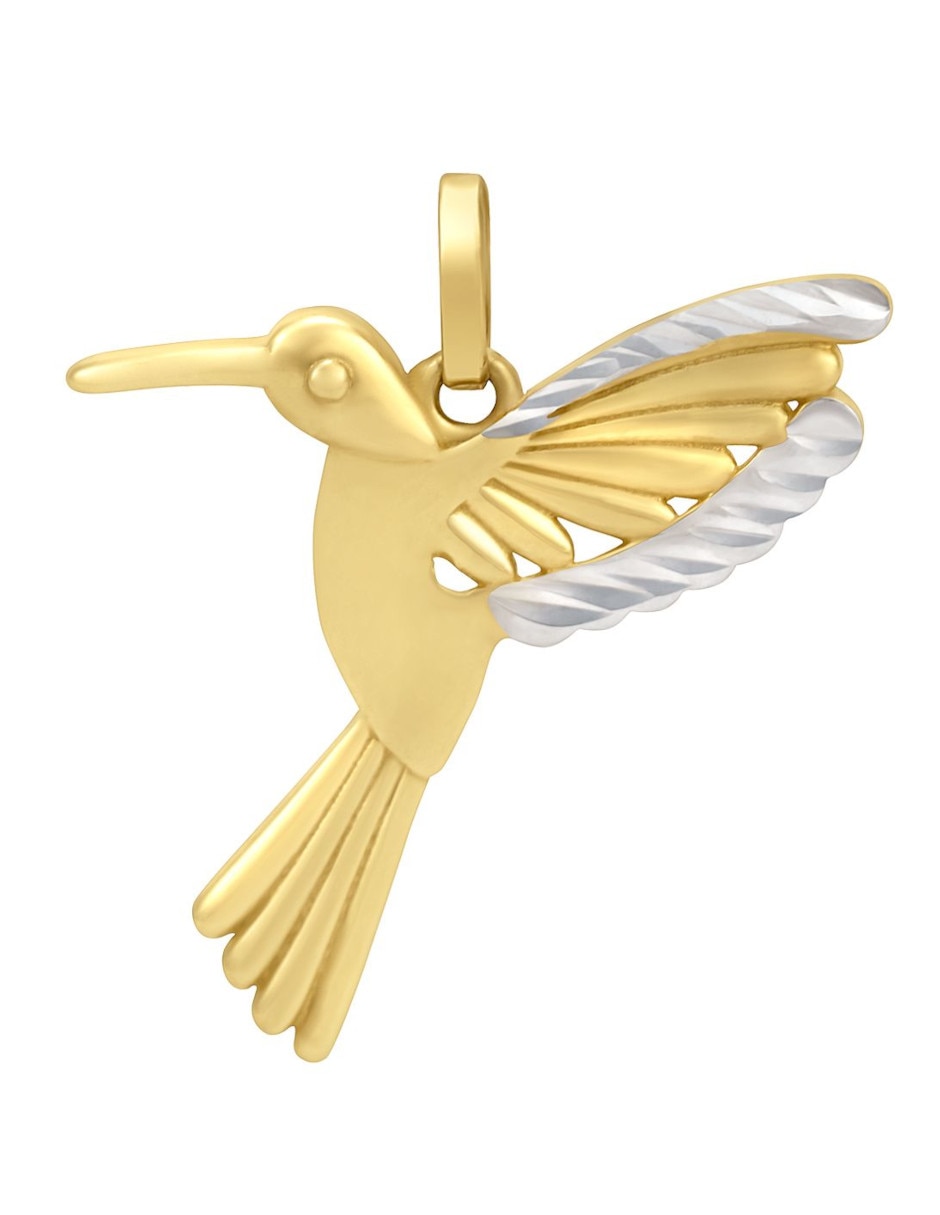 Dije de colibrí de oro 14 K Dije de colibrí de oro 14 K