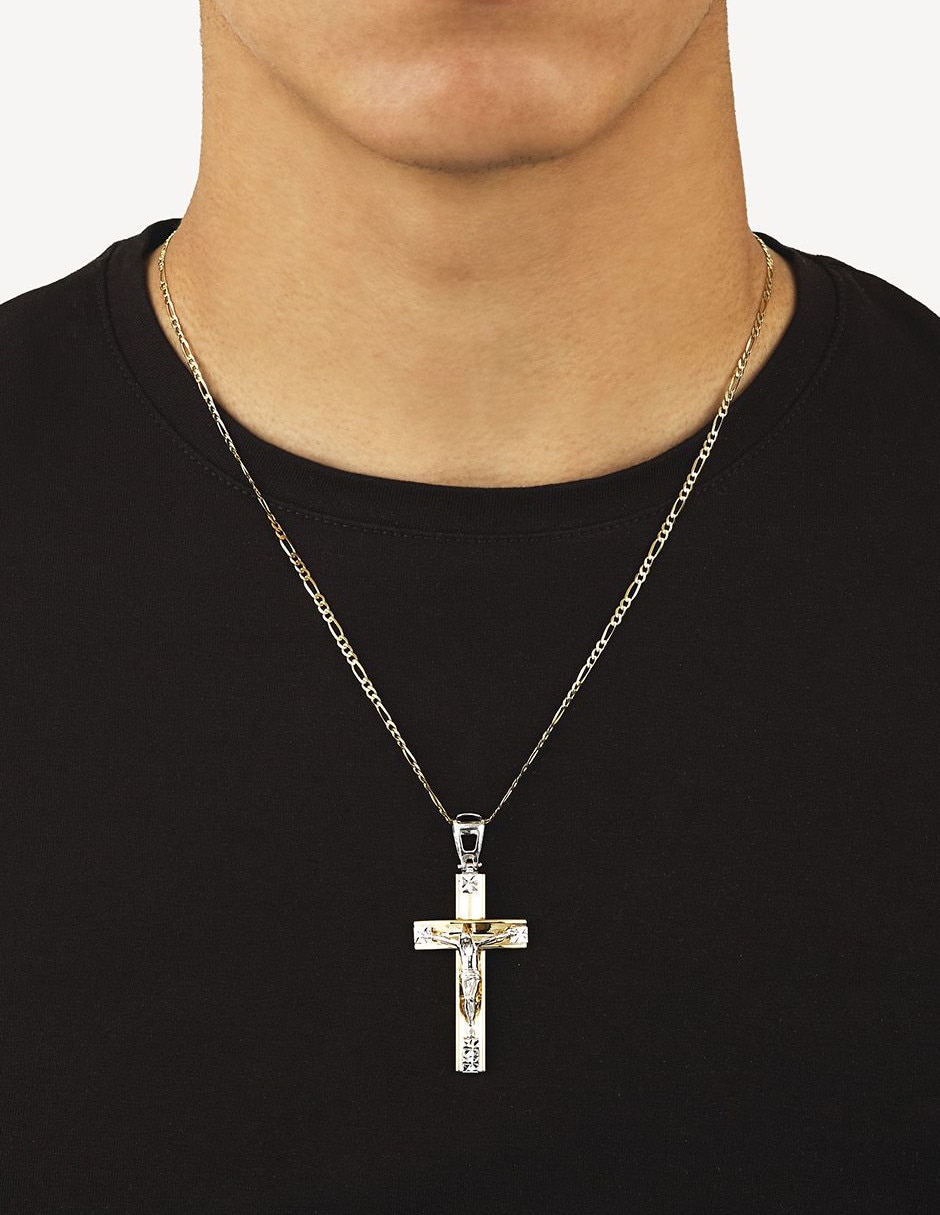 Dije de crucifijo de oro 14 K 2