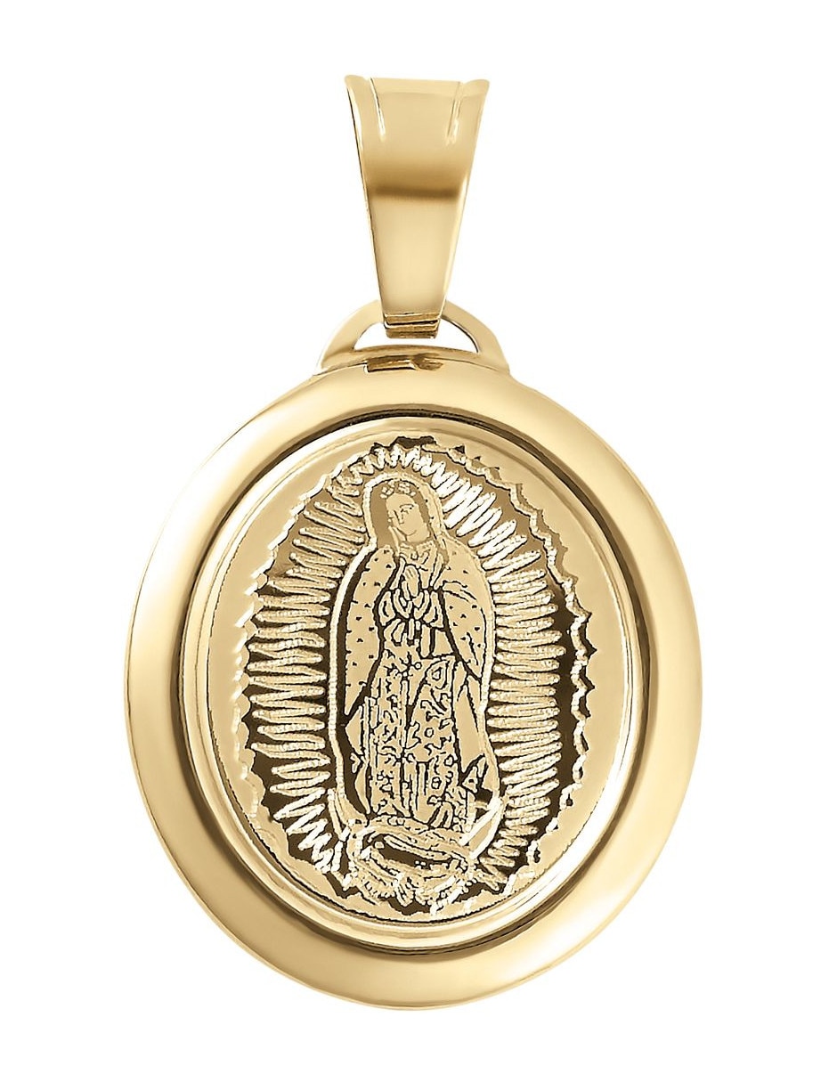 Medalla de virgen de guadalupe de oro 14 K Medalla de virgen de guadalupe de oro 14 K