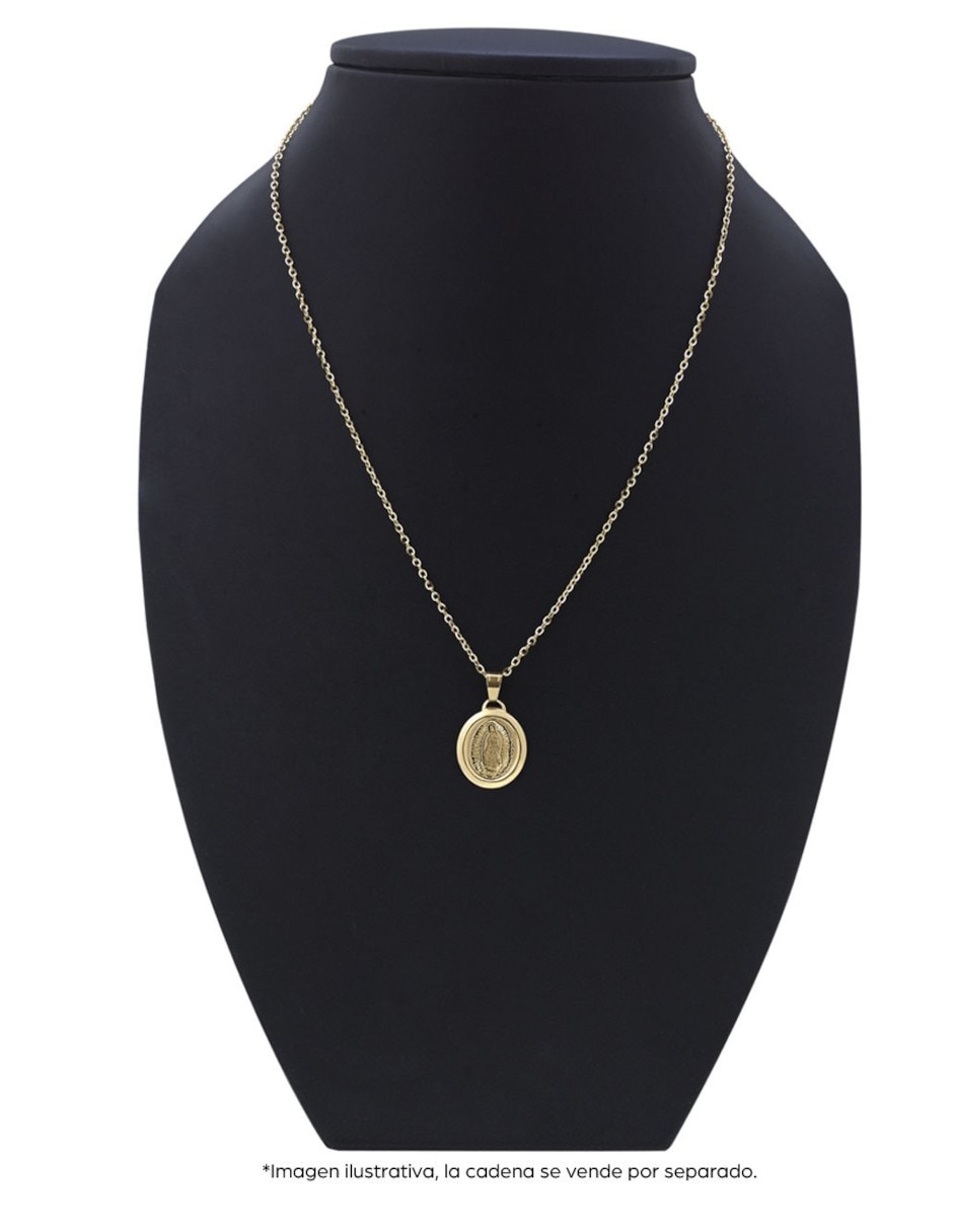 Medalla de virgen de guadalupe de oro 14 K 3