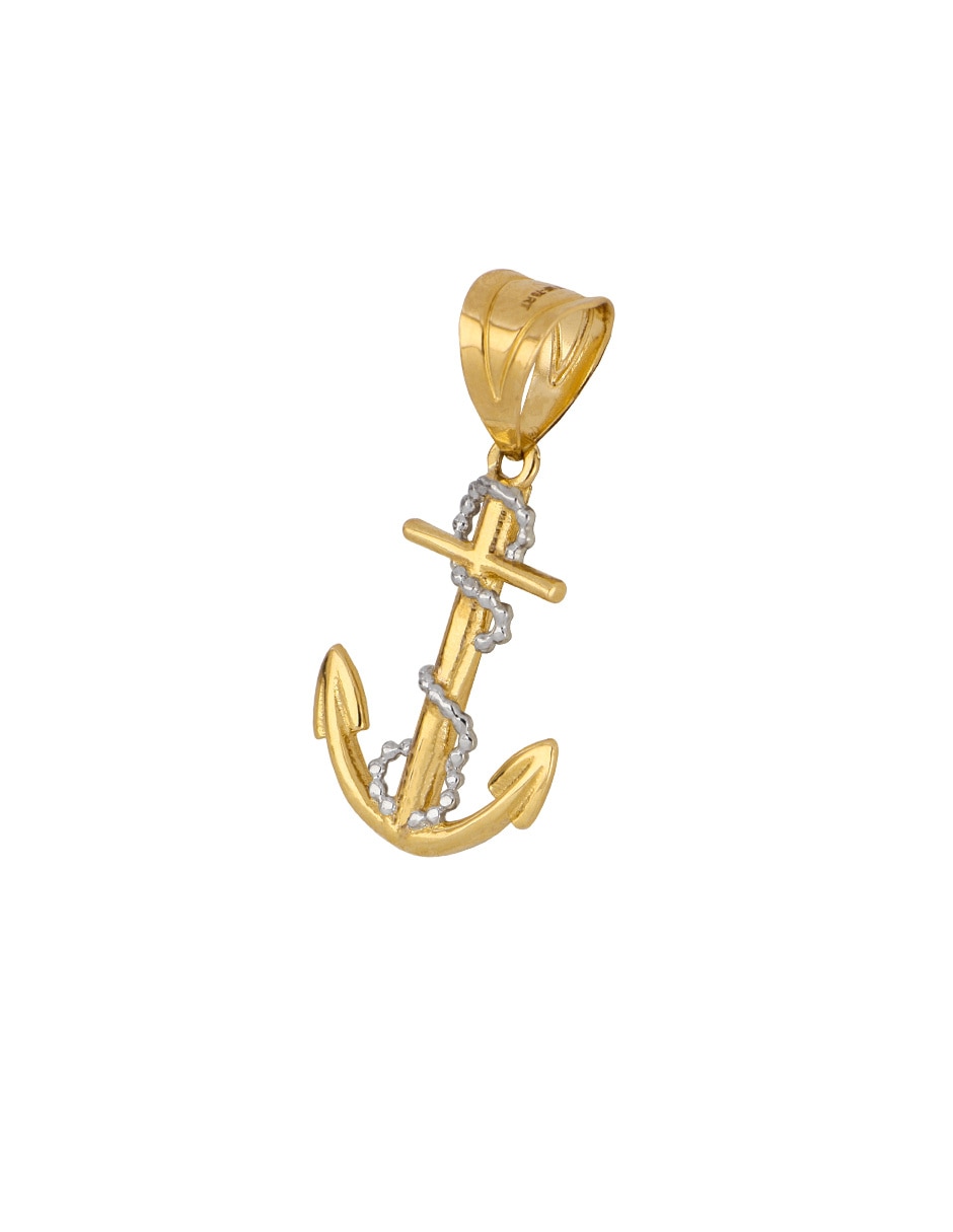 Dije de ancla de oro 14 K 2