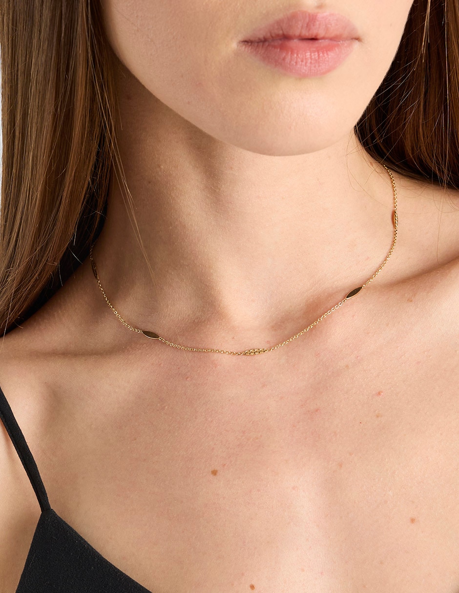 Collar de oro 14 K 3