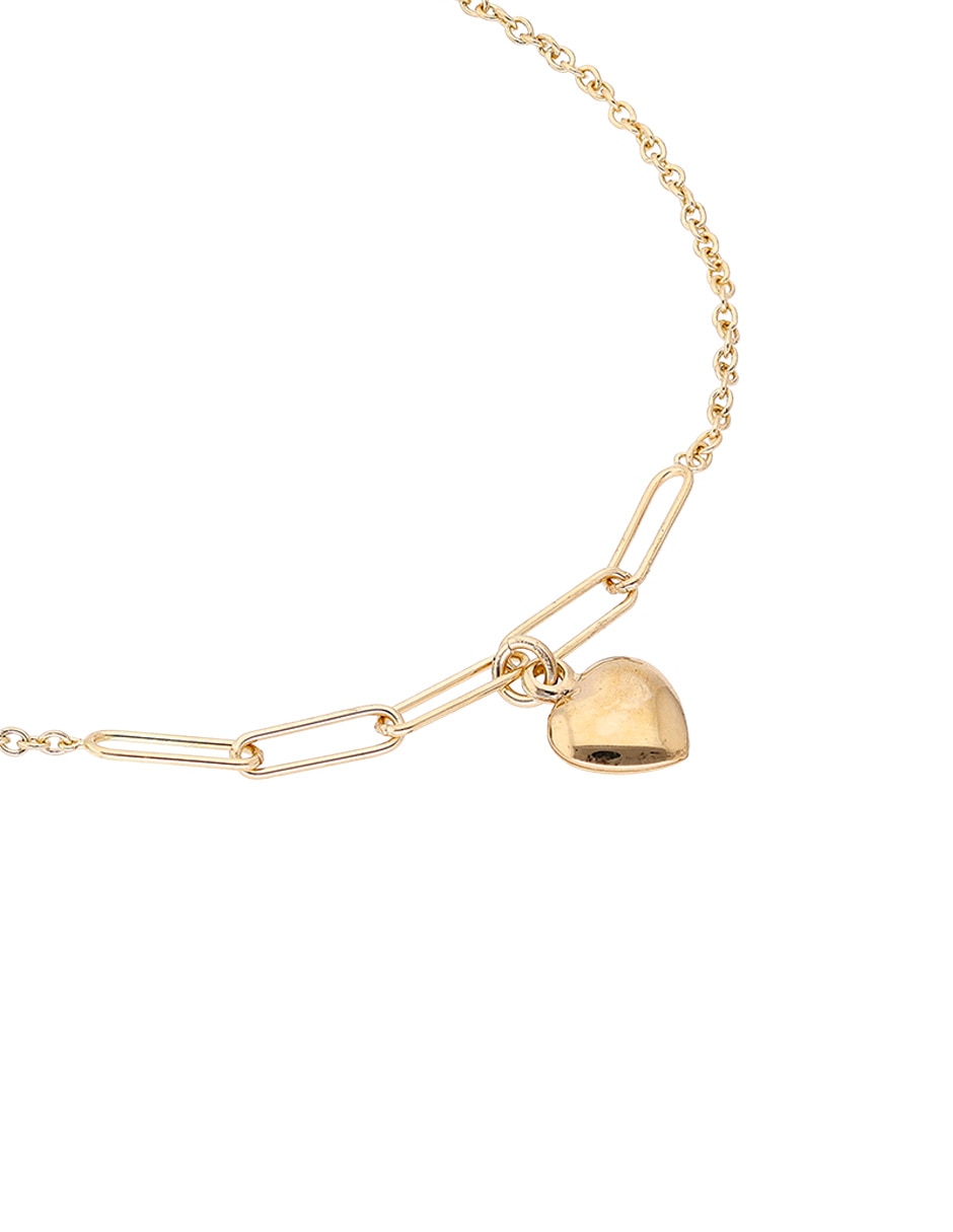 Pulsera de oro amarillo 14 K con acabado pulido 2