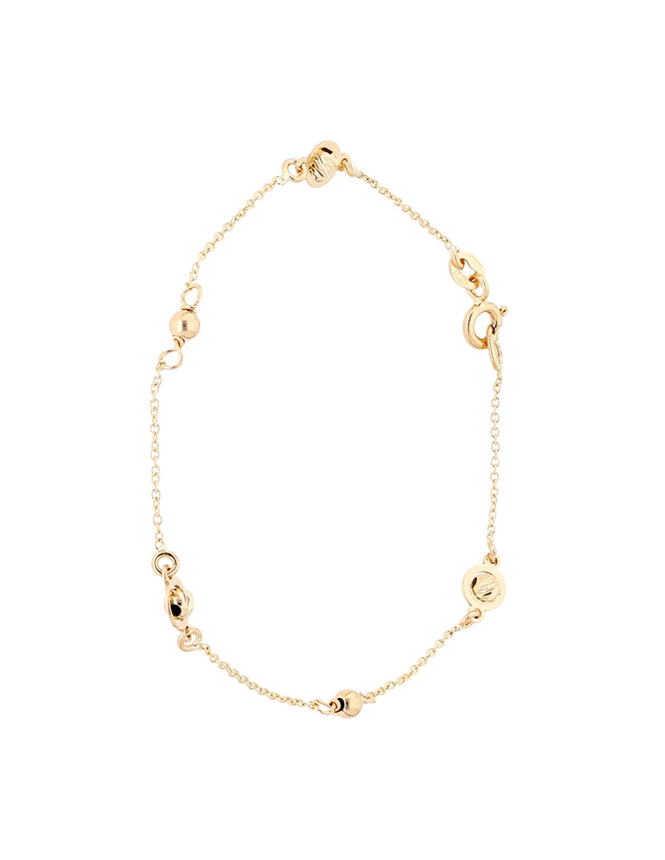 Pulsera de oro amarillo 14 k