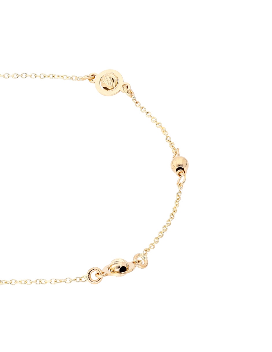 Pulsera de oro amarillo 14 k 2