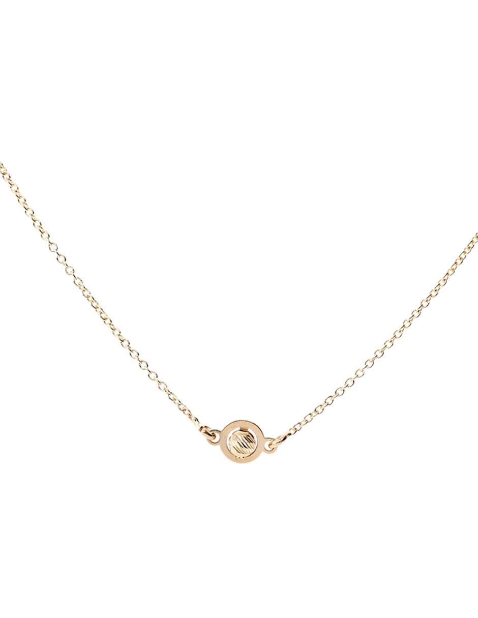 Collar de oro amarillo 14 K