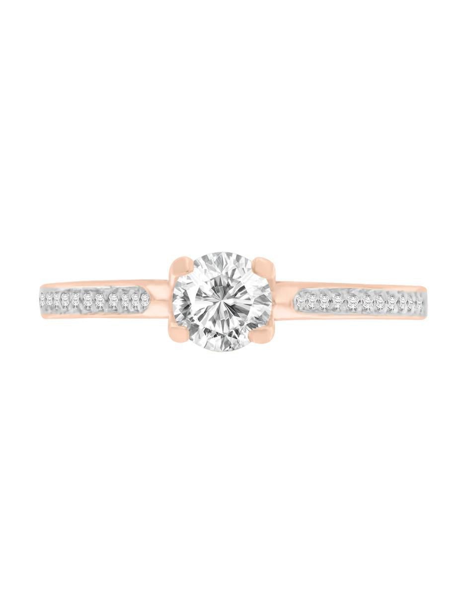Anillo de compromiso de oro 14 k Vitalia diamante Anillo de compromiso de oro 14 k Vitalia diamante