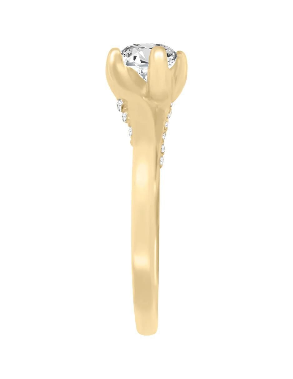 Anillo de compromiso "de" oro 14 k klamore fernanda diamante