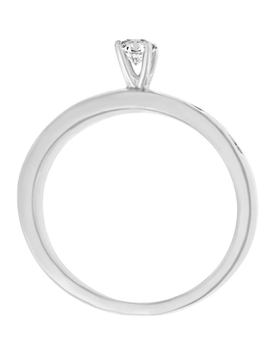 Anillo de compromiso de oro 14 k Ava diamante 2