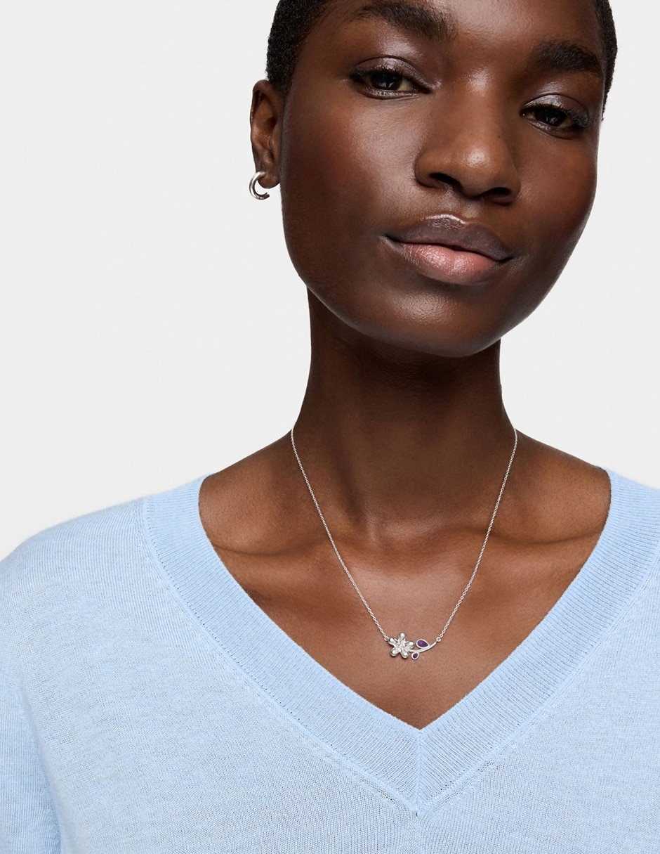 Collar de flor Daisy de plata P 925 4