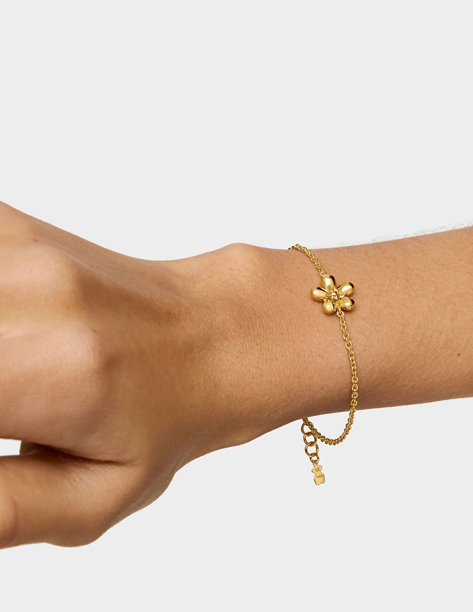 Pulsera de plata P 925 Daisy con acabado brillante 6